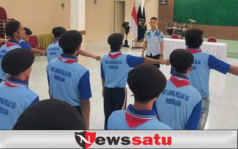 Melihat Latihan Pramuka Ala WBP Lapas Kelas IIA Pamekasan