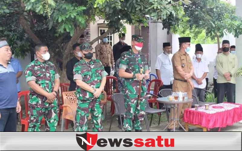 Peduli Keluarga Besar Kodim, Dandim 0402 OKI Kunjungi Rumah Duka