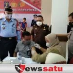 800 WBP dan Petugas Lapas Kelas IIA Pamekasan Disuktik Vaksin Booster
