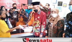 Bupati Serahkan Bantuan Sosial BPNT Kepada KPM