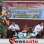 Dandim 0402 OKI Resmikan Kampung Pancasila di Desa Kepahyang