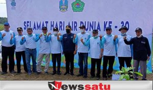 Dinas PU SDA Jatim dan Pemkab Pamekasan Kolaborasi Tanam Pohon dan Tabur Ikan