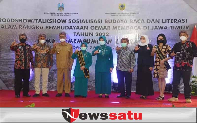 Disperpusip Jatim Gelar Safari literasi, Bupati Salwa Optimis Bondowoso Melesat Dengan Literasi dan Menulis