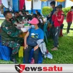 Kebut Habiskan Vaksin Covovax, Kodim 0402 OKI Sambangi Daerah Pesisir