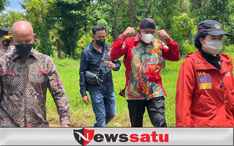 Ketua DPR RI Kunjungi Batu Canggah Di Pulau Gili Iyang Sumenep
