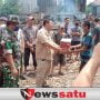 Koramil Tanjung Raja Bersama BPBD Ogan Ilir Bantu Warga Terkena Puting Beliung