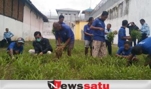 Kuatkan Produktivitas, WBP Lapas IIA Pamekasan Panen Kangkung Super
