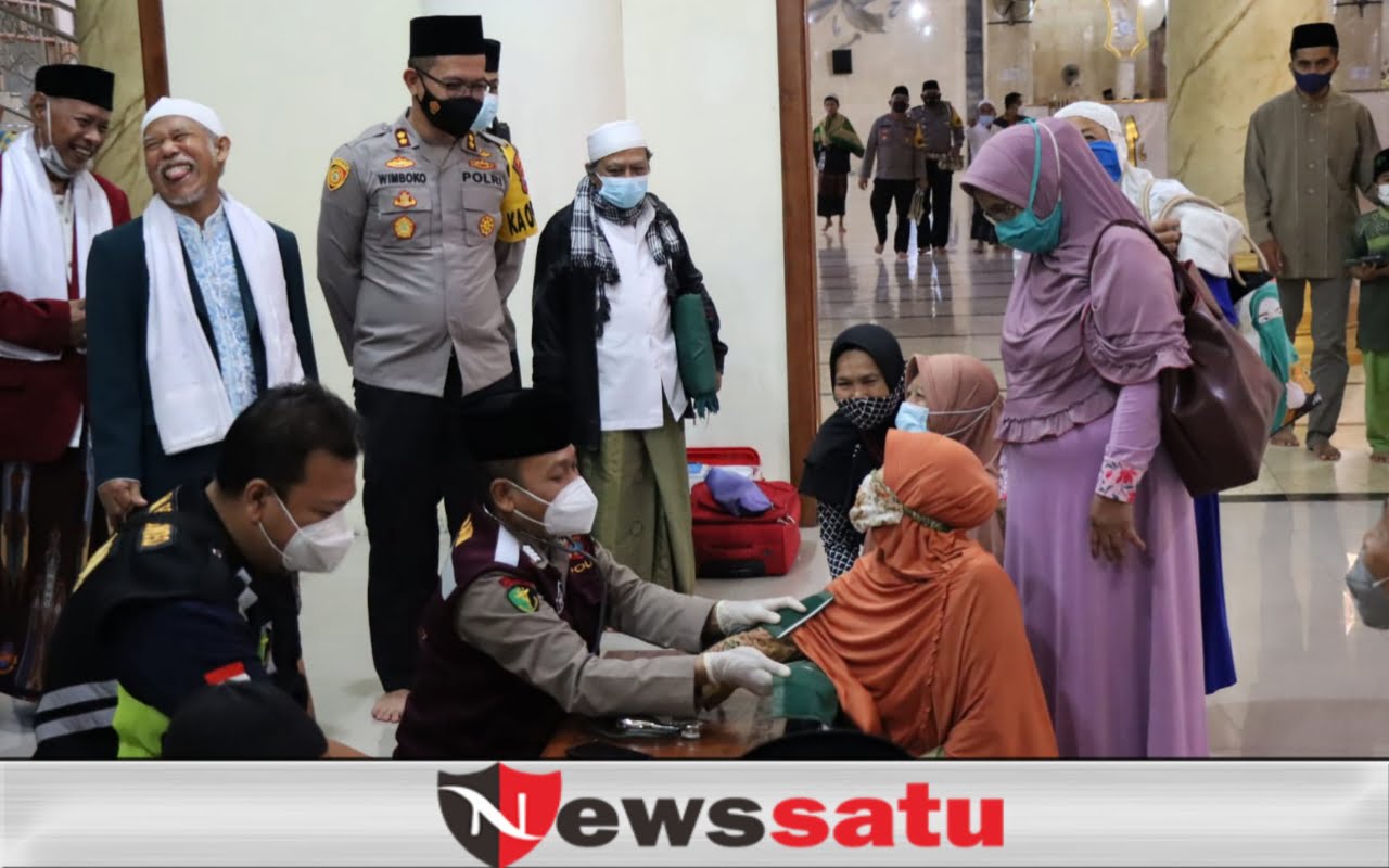 Luncurkan Program Suling, Kapolres Bondowoso Lakukan Pemeriksaan Kesehatan