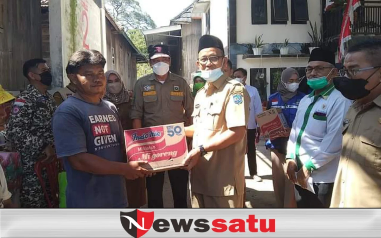 Pemda dan Baznas OKI Santuni Korban Puting Beliung