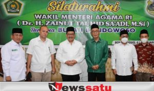 Terima Kunjungan Wamenag RI, Bupati Salwa Minta Diprioritaskan Support Lembaga Keagamaan