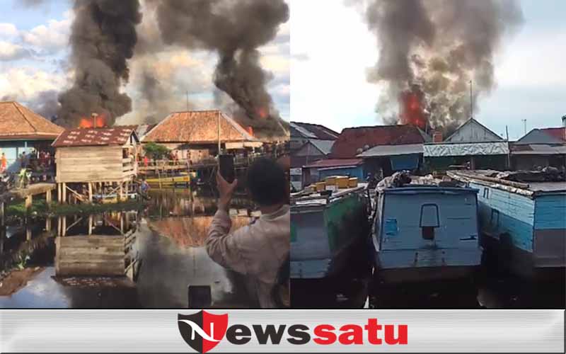 14 Rumah Warga Pulau Seribu Hangus Terbakar