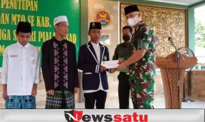 Dandim 0402 OKI Tutup Lomba MTQ dan Adzan