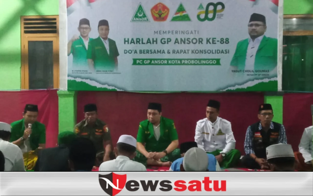 Harlah ke-88, GP Ansor Kota Probolinggo Resmikan Sekretariat Baru
