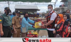 Ketua MPC Pemuda Pancasila Berikan Bantuan Korban Kebakaran