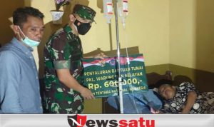 Malam Hari, Dandim 0402 OKI Salurkan Bantuan TPKLWN