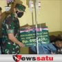 Malam Hari, Dandim 0402 OKI Salurkan Bantuan TPKLWN