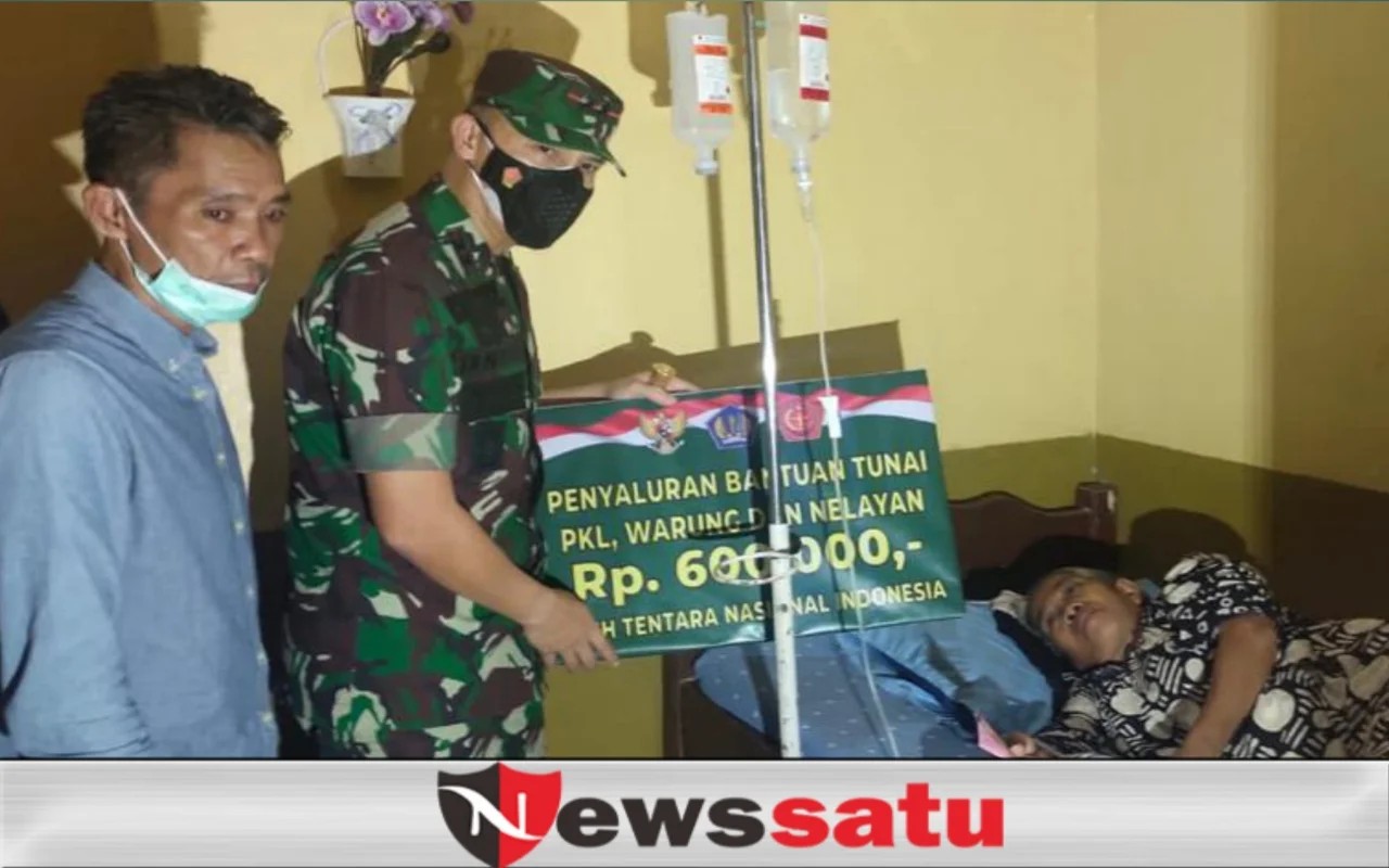 Malam Hari, Dandim 0402 OKI Salurkan Bantuan TPKLWN