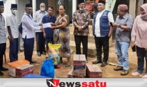 Pemkab OKI dan Baznas Santuni Korban Kebakaran di Desa Secondong