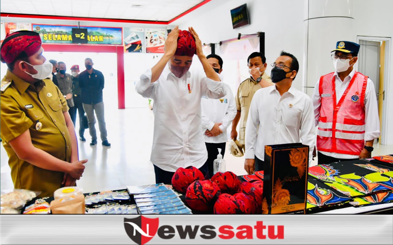 Presiden Jokowi Resmikan Bandara Trunojoyo, Ini Pesannya