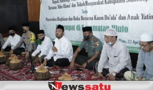 Safari Ramadhan, Bupati Fauzi Bersama Alim Ulama Santuni Anak Yatim