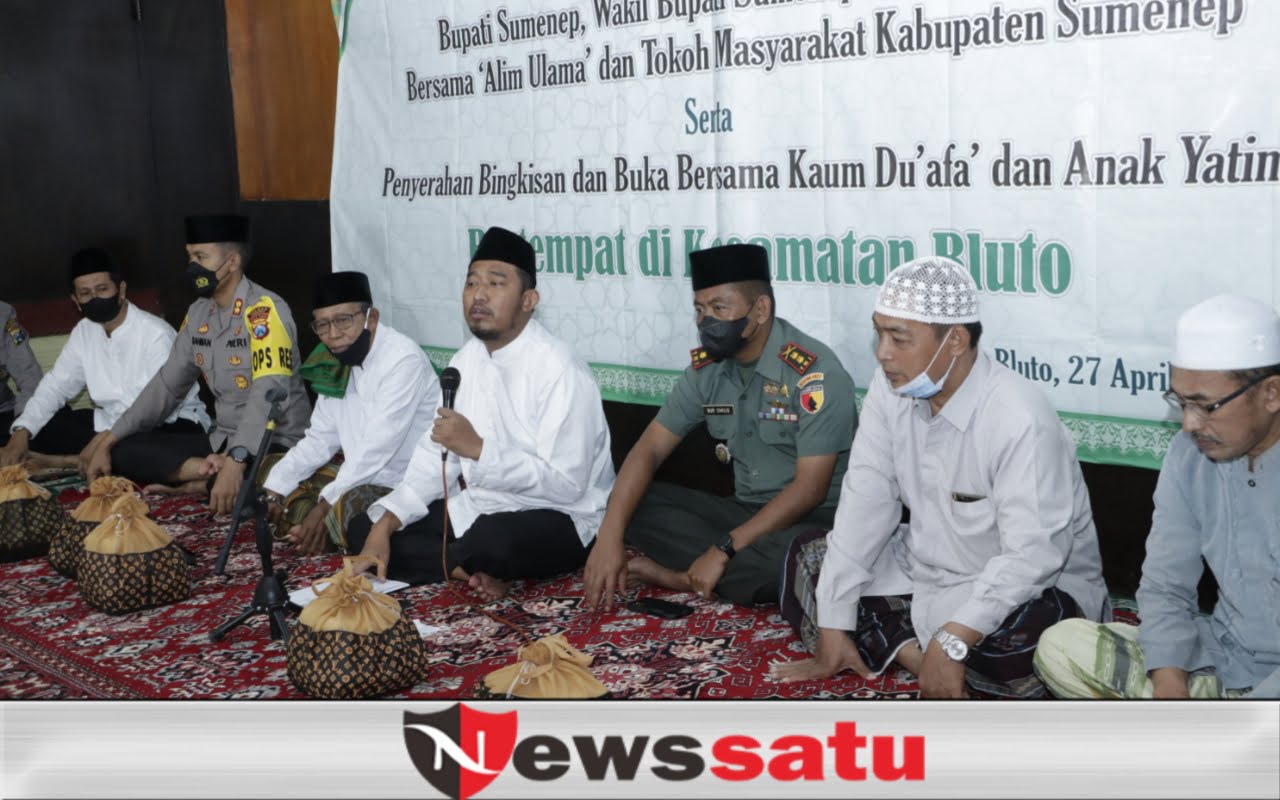 Safari Ramadhan, Bupati Fauzi Bersama Alim Ulama Santuni Anak Yatim