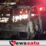 Sebuah Mobil Carry Terbakar di SPBU Ketapang Kota Probolinggo