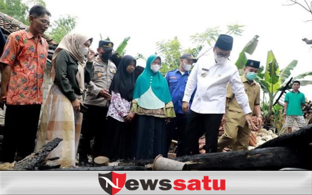 Bupati Baddrut Tamam Sambangi Korban Kebakaran