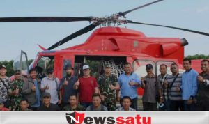 Cegah Karhutla, Dandim 0402 OKI Pantau Wilayah Rawan Terbakar Lewat Udara 