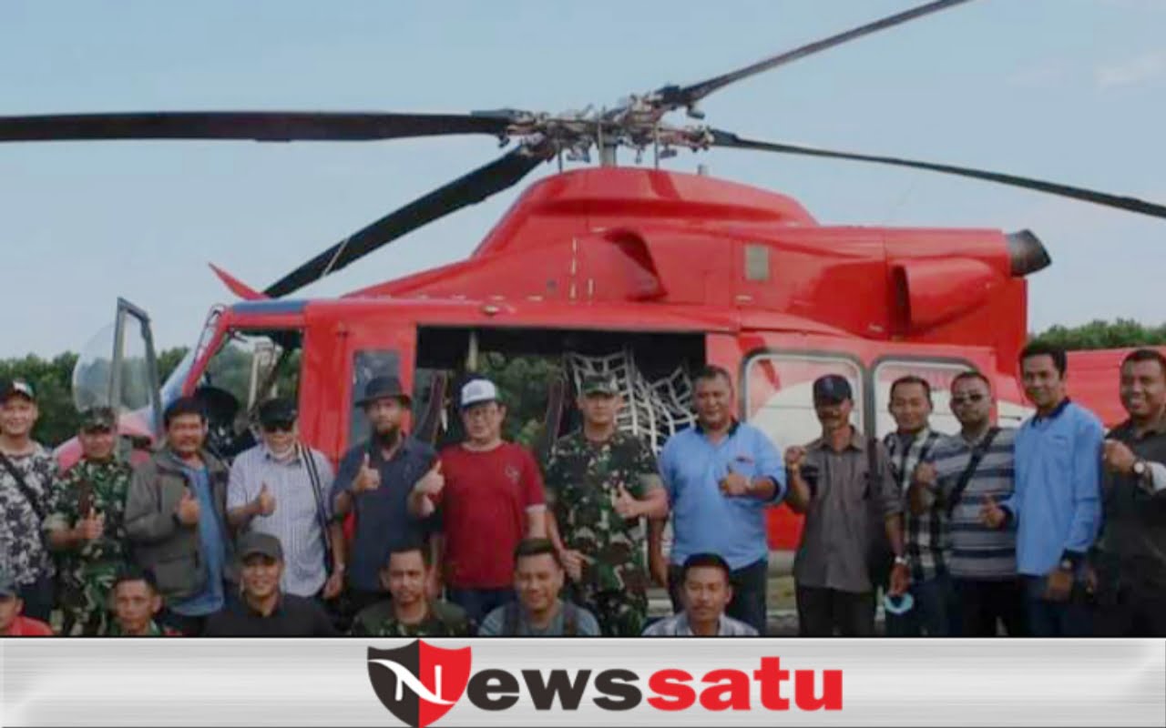 Cegah Karhutla, Dandim 0402 OKI Pantau Wilayah Rawan Terbakar Lewat Udara 