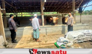 Deteksi Penyakit Hewan, Tim Polres Monitoring Peternak dan RPH di Pamekasan