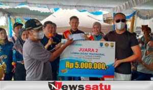 Gelorakan FORNAS VI, Anak Muda OKI sukses Gelar Kompetisi Bidar Tradisional