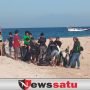 Kunjungi Desa Gili Ketapang, Supporter Bonek Persebaya Gelar Bersih-Bersih 
