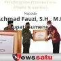 Bukti Komitmen, Bupati Fauzi Raih Penghargaan Pengembangan Desa Wisata