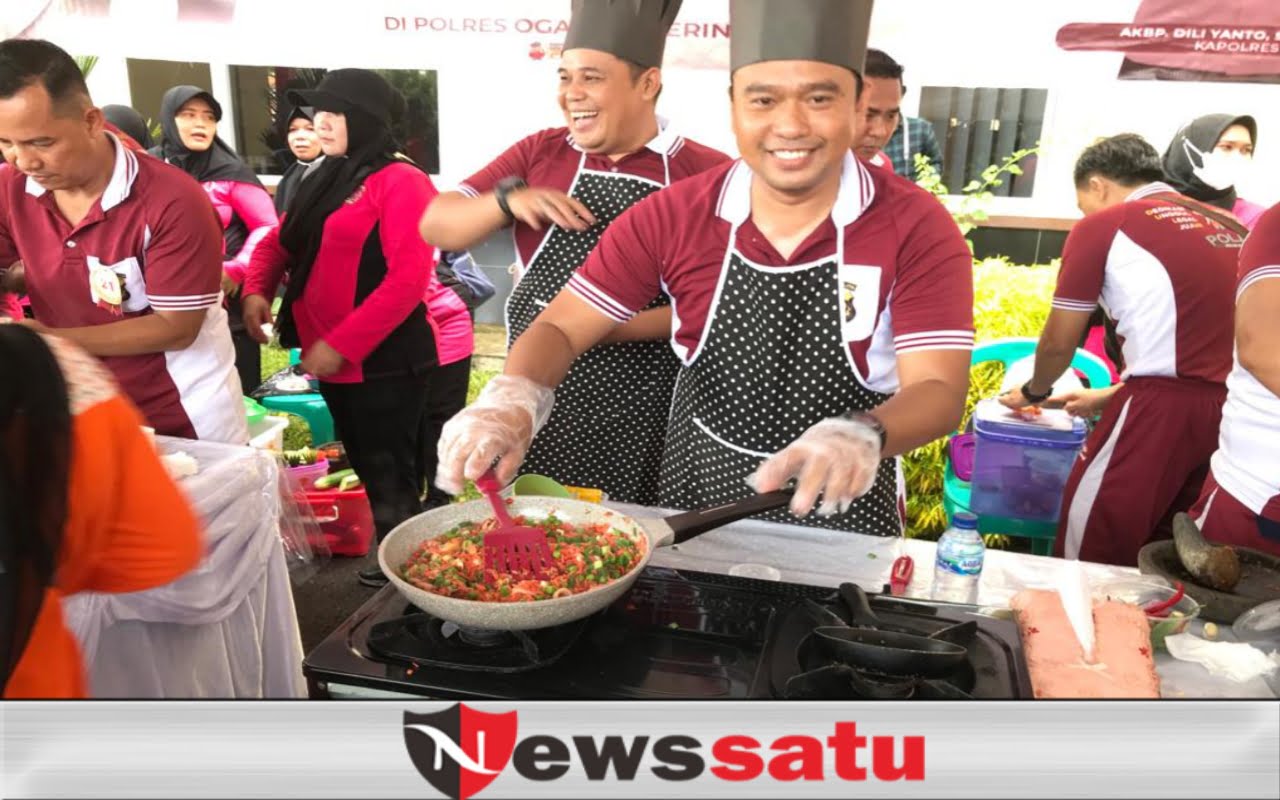 HUT Bhayangkara ke-76, Polres OKI Adakan Lomba Olahraga dan Kuliner