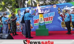Ini Penjelasan Bupati dan KONI Jatim, Api Porprov Diambil dari Kawah Ijen