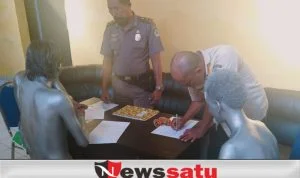Manusia Silver dan Reklame Liar Digaruk Tim Satpol PP Pamekasan 