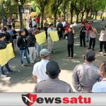 Sambut Kapolres Baru, AMS Lakukan Aksi Demo di Mapolres Sumenep