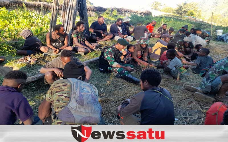 Ini Wujud Kebersamaan TNI Dan Rakyat Di Papua