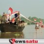 Kecamatan Bayung Lencir Bentangkan Bendera Merah Putih Sepanjang 177 Meter 