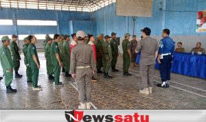 Linmas Desa Diberikan Pelatihan PBB hingga Penanganan Bahaya Kebakaran Skala Kecil