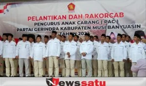 PAC Partai Gerindra Muba Gelar Pelantikan dan Rakorcab