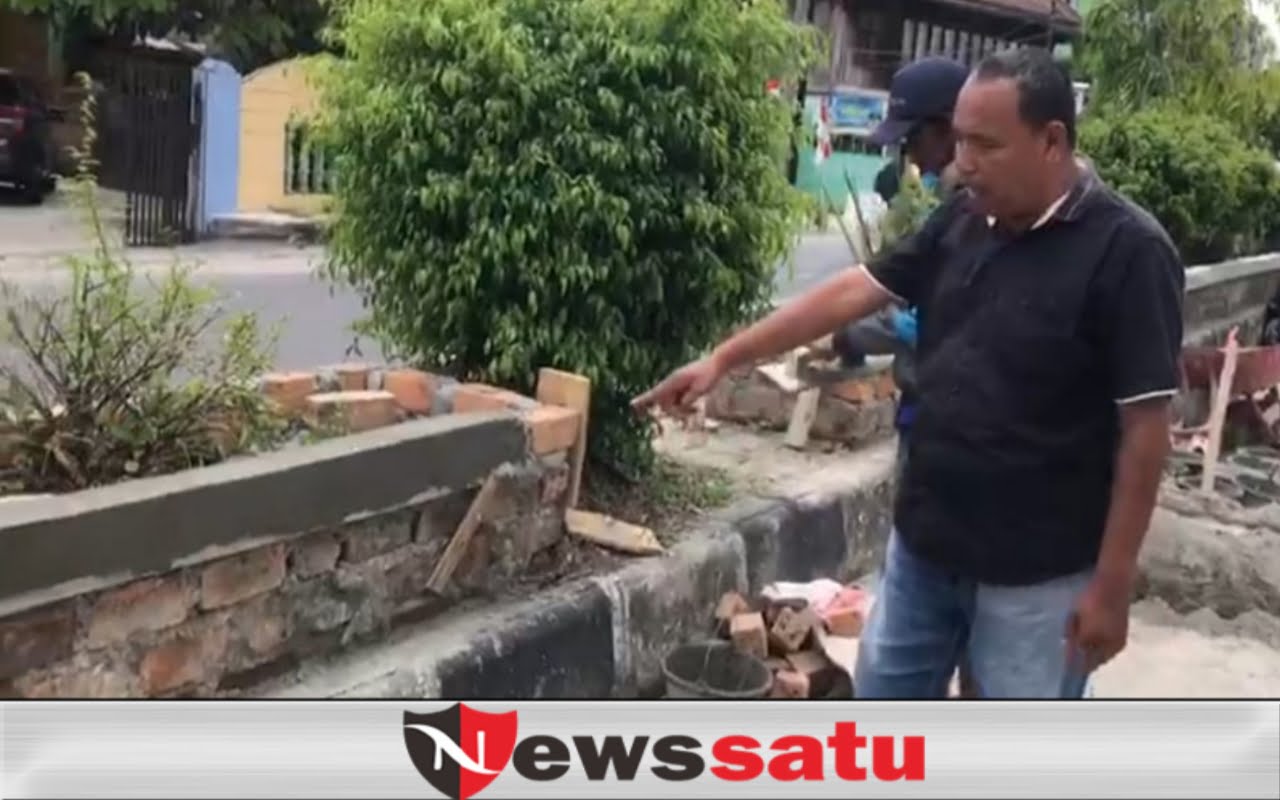 Rehab Taman Double Road Terindikasi Curi Volume dan Gunakan Material Ditempat