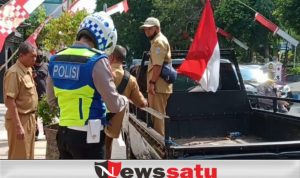 Satlantas Polres Probolinggo Kota Tilang Kendaraan Plat Merah