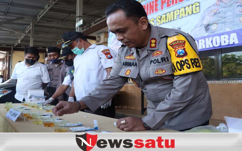 Tes Urine, Satu Anggota Polres Sampang Diduga Positif Metamfetamin