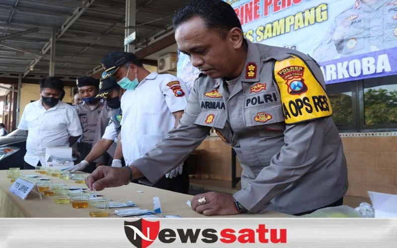 Tes Urine, Satu Anggota Polres Sampang Diduga Positif Metamfetamin