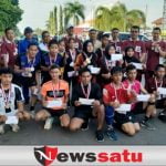 Prajurit Kodim OKI Juarai Lomba Lari 5K Dalam Peringatan HAORNAS ke-39