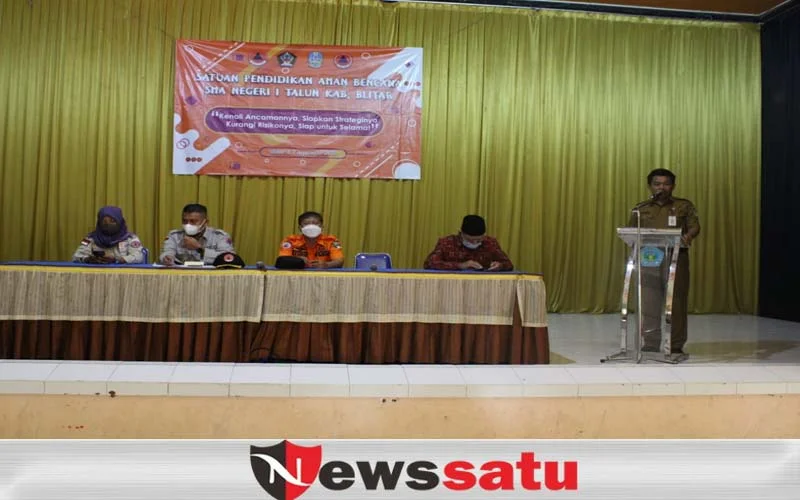 Antisipasi Erupsi Gunung, SMAN 1 Talun Gelar SPAB