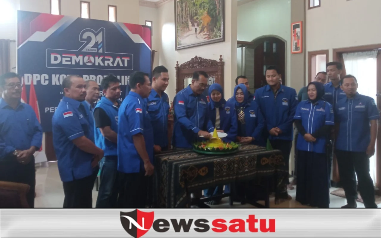 DPC Demokrat Kota Probolinggo Rayakan HUT Ke-21 Secara Sederhana