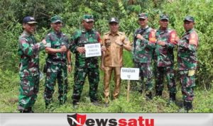 Dandim 0402 OKI Tinjau Lokasi TMMD di Desa Cahya Bumi