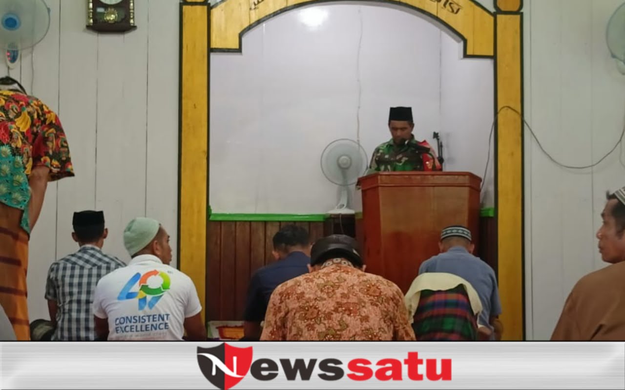 Di Pedalaman Papua, Babinsa Ingatkan Perkuat Keimanan dan Ketakwaan